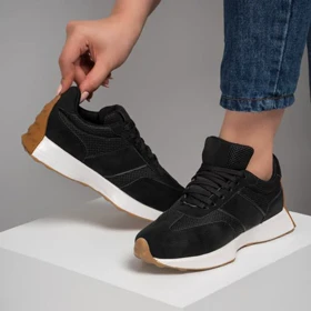 کفش و کتانی زنانه مدل نیوبالانس NEWBALANCE رنگ مشکی کرم
