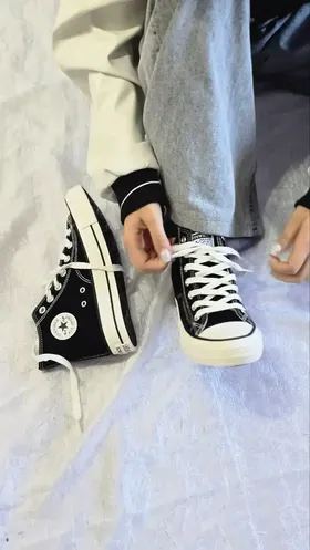 کفش آل استار مشکی ساق‌دار وارداتی convince