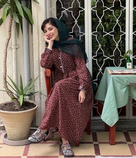 پیراهن گل‌دار