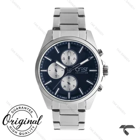 ساعت کرست مردانه 6306-3 صفحه آبی Crest-10932-G