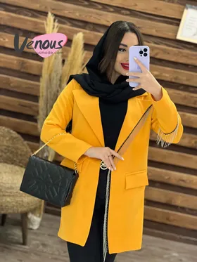 مانتو مازراتی یقه زنجیری