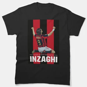 تیشرت لانگ ورزشی آ.ث میلان تیشرت لانگ Ac milan طرح inzaghi