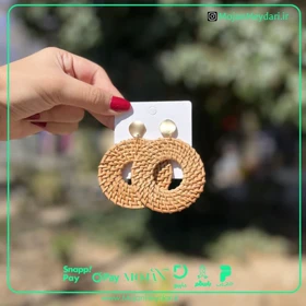 گوشواره حصیری بهار و تابستان کد gh1013