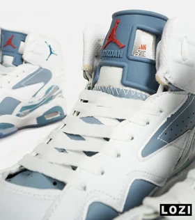 کفش کتانی ساق‌دار مردانه سفید فیلی Nike air jordan 6