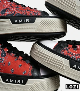 کفش اسنیکرزقرمز Amiri Vintage