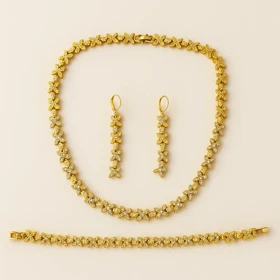 سرویس طلایی طرح گل با گارانتی