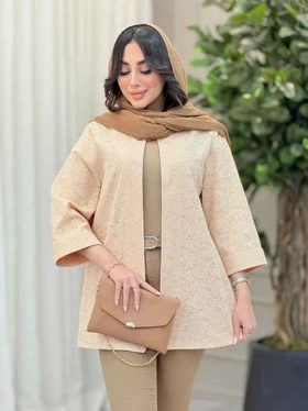 مانتو دانتل آستین پاکتی