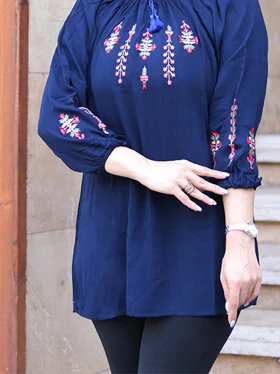 تونیک گل آویز