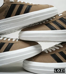 کفش کتانی مردانه قهوه ای ADIDAS gazelle Bold