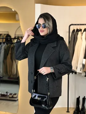 کت فوتر کجراه مشکی 120215