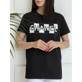 تیشرت نگین‌دار چنل