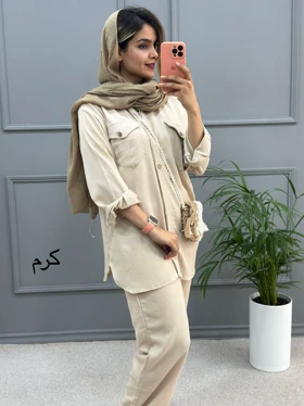 ست مانتو شلوار سلدا