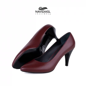 کفش زنانه چرم مجلسی کد 5008001