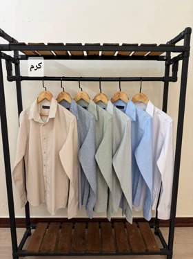 پیراهن راه راه نخ پنبه 2633