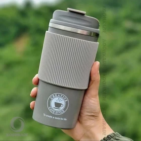 تراول ماگ دور سیلیکونی 500 میلی لیتر