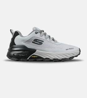 کفش کتانی طبی ورزشی طوسی مشکی SKECHERS max protect مدل 7571