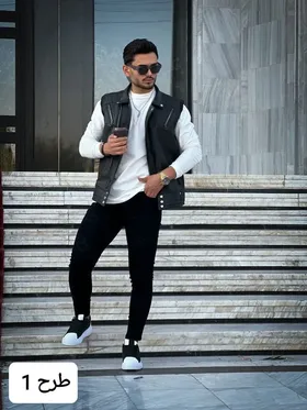 پافر جیله چرم دلفینی کد 3041