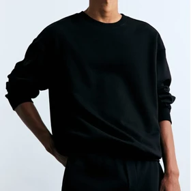 دورس یقه گرد مشکی ساده - اچ اند ام / H&M