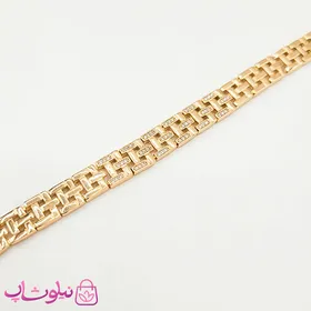دستبند زنانه ژوپینگ مدل رولکس نگین‌دار