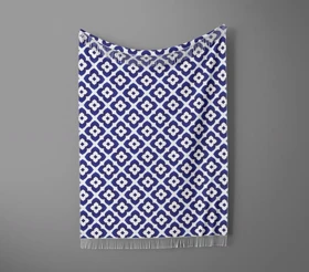 شال مبل ریش دار sofa shawl 135