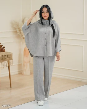 شومیز و شلوار زنانه مدل پوژان کد 2045