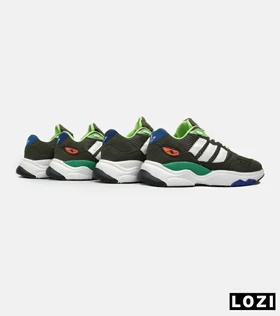 کفش کتانی مردانه سبز سفید آبی ADIDAS torsion