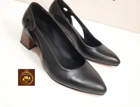 کفش مجلسی پاشنه چوبی زنانه