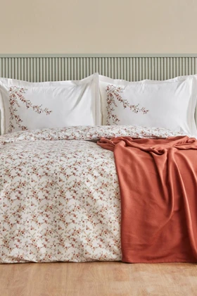سرویس روتختی دو نفره Karaca Home مدل Mizu پنبه - سفید