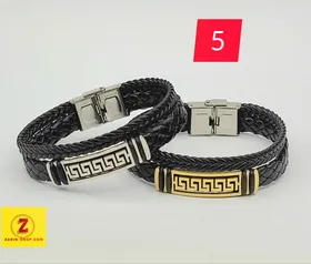 دستبند مردانه چرمی