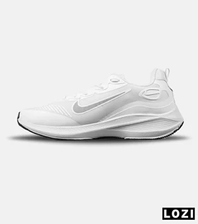 کفش کتانی مردانه و زنانه سفید نایک NIKE air zoom مدل 7590