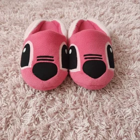 دمپایی روفرشی مدل اسلیپر طرح استیچ صورتی