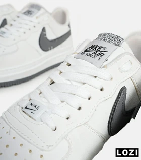 کفش مردانه و زنانه سفید طوسی NIKE AIR FORCE مدل 5740