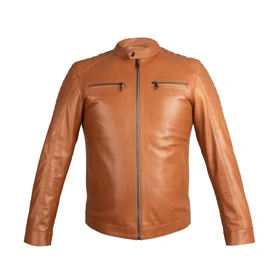 کت مردانه چرم کروکو مدل آریسته