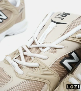 کفش کتانی مردانه و زنانه کرم سفید NEW BALANCE 530 مدل 6629