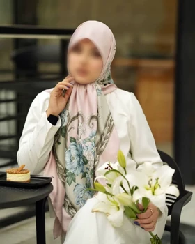 روسری ابریشم توییل مجلسی وارداتی زنانه دخترانه