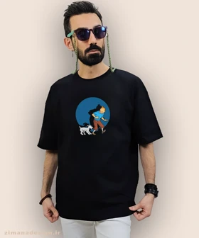 تیشرت لش مردانه و زنانه طرح تن تن کد 951