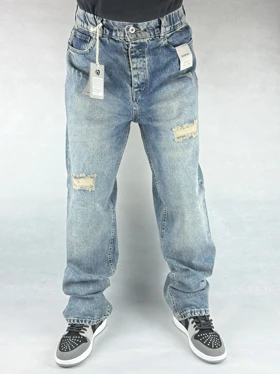 شلوار بگ مردانه کثیف شور زاپ‌دار 152