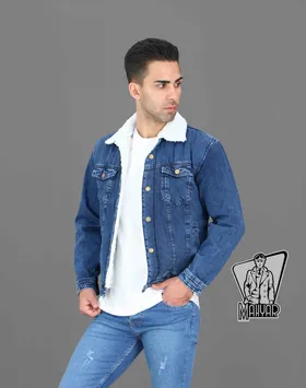 کاپشن جین آبی تیره DENIM
