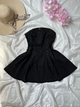 پیراهن جین دکلته