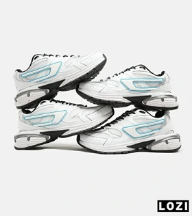 کفش کتانی مردانه سفید آبی DIESEL S-SERENDIPITY SPORT