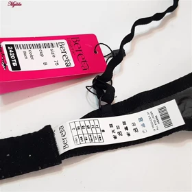 ست شورت و سوتین زنانه مدل فنردار گل‌دار مشکی برتا کد 5100-2420-TB