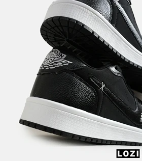 کفش کتانی مردانه و زنانه مشکی NIKE jordan 1