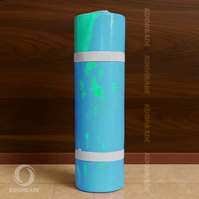 مت یوگا 6 میل مدل WOODPECKER (سبز آبی)