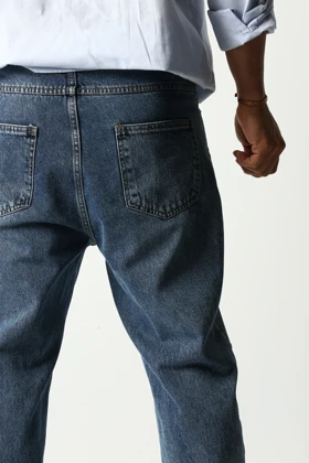 شلوار مام فیت جین مردانه