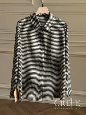 شومیز دکمه مخفی پیچازی