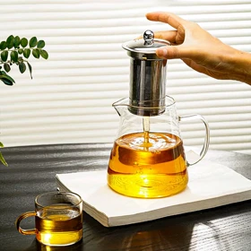 کتری و قوری پیرکس زیر استیل / 157