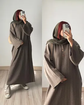 پیراهن بافت دکمه دار