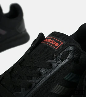 کفش کتانی بزرگ پا مشکی هولوگرامی ADIDAS cloud foam