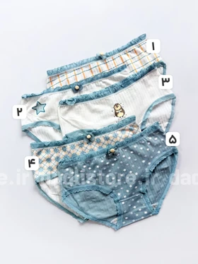شورت اسلیپ نخ پنبه عروسکی طرح پنگوئن