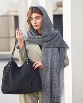 کیف پارچه‌ای مشکی مدل کبریتی 50127